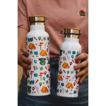 Termoska ePiPí Termoska bambus - Kempování Objem: 500ml