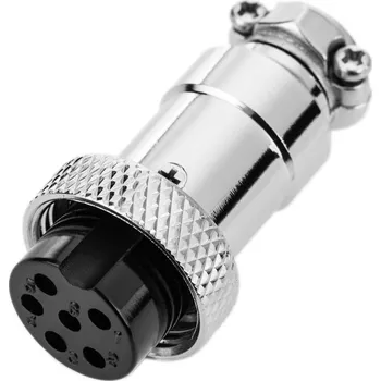 Vývojová deska Konektor 16 mm GX16 - 6 pinů - Samice