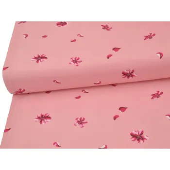 Mirtex Látka FLANEL 150/22453-1 Azalka růžová šíře 150cm Zbytková metráž