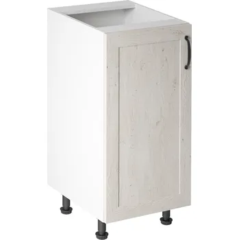 Šatní skříň Spodní skříňka, bílá/sosna skandinávská, levá, ROYAL D40