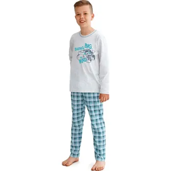 Chlapecké pyžamo Taro Mario 2651 šedé 134