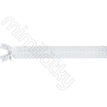 Karnevalový doplněk Zip nedělitelný PRYM LOVE 40cm bílý
