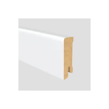 Soklová lišta Modern 100 16x100 MDF Bílá délka 2,4m