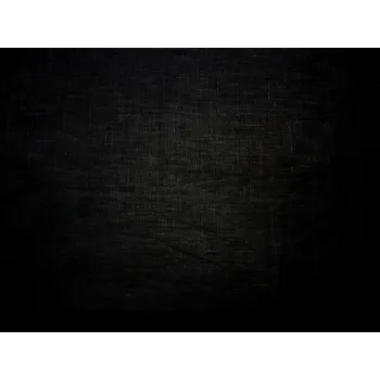 EU 666-18 černá lněná látka patchwork 160g šíře 135cm 100%len