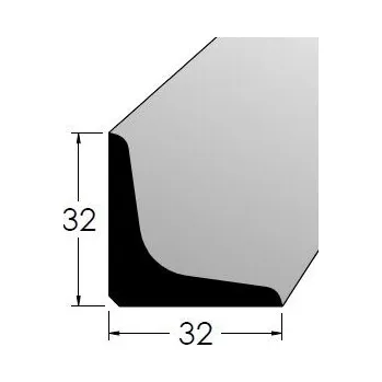 Podlahová lišta Rohová vnitřní lišta - RVU 3232 /200