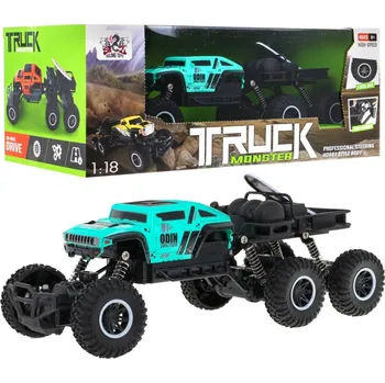 RC model auta Majlo Toys Monster Truck 1:18 modré