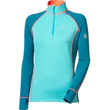 Dámská mikina Mikina dámská Progress TISPA ZIP, modrozeleno/mintová Velikost: XL