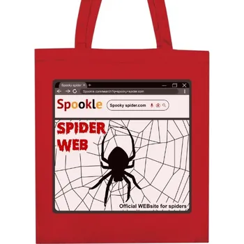 Nákupní taška Nákupní taška unisex s potiskem spider website