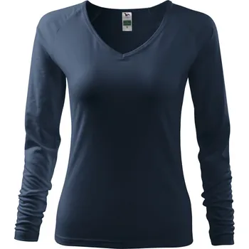 Dámská móda Malfini Elegance Dámské triko 127 námořní modrá XL