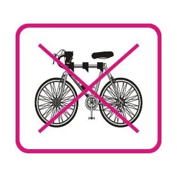 Značení VT ZÁKAZ VSTUPU KOLO 90x100s