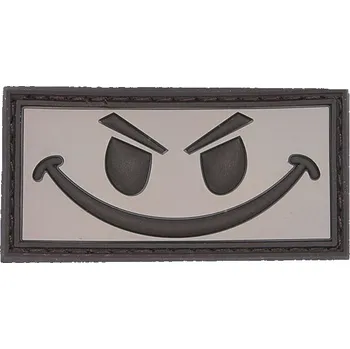 Nášivka 101. INC Nášivka Evil smiley hnědý 3D PVC