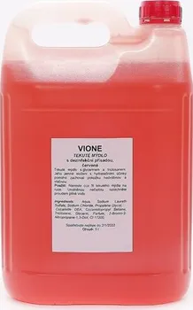 Mýdlo Vione Tekuté antibakteriální mýdlo červené 5 l