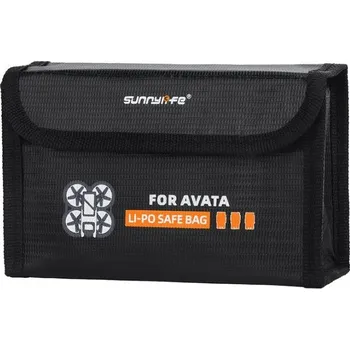 RC vybavení Ohnivzdorný obal na tři baterie dronu DJI Avata 1DJ0436