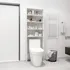 Koupelnový nábytek vidaXL Skříňka nad pračku 64 x 24 x 190 cm