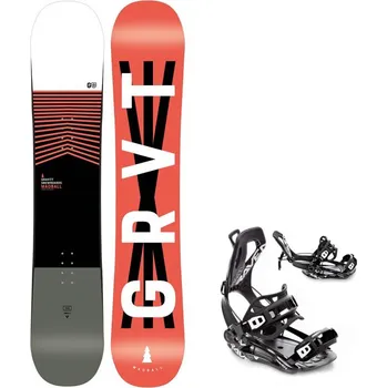 Snowboard Gravity snowboards Snowboard komplet Gravity Madball 22/23 + vázání Fastec FT360 Velikost: 153 cm, Velikost vázání: L