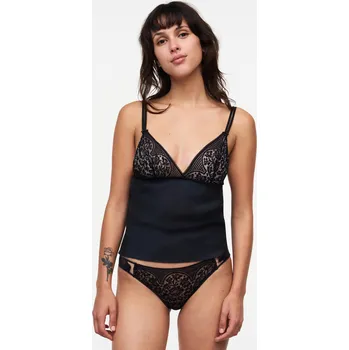 Souprava dámského spodního prádla Top CHANTELLE X (T02FA0-02), Velikost L, Barva černá