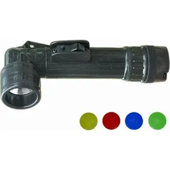 Svítilna A.B. Baterka zahnutá svítilna US střední černá