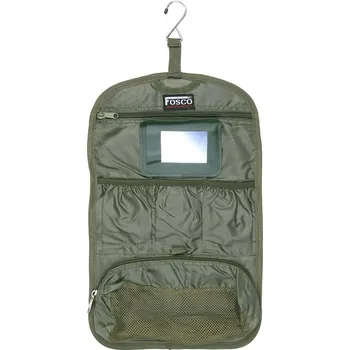 Cestovní taška FOSCO Cestovní taška na osobní hygienu závěsná toaletka zelená Fosco™ Oliv