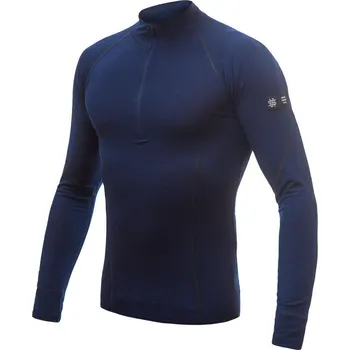 Pánské termoprádlo SENSOR MERINO ACTIVE pánské triko dl.rukáv stoják zip deep blue