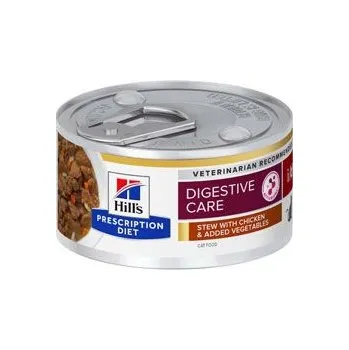 Pro kočku Hill's Fel. PD I/D Digestive Chick.Veg stew Konz.82g