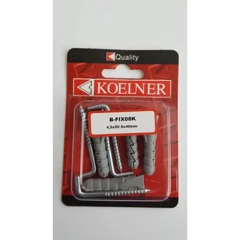 Hmoždinka BL-hmoždinka 8x40+skoba 5.0x50 á4ks