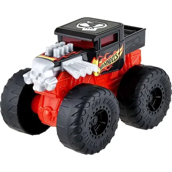 autodráha Hot Wheels Monster Trucks svítící a rámusící vrak Boneshaker