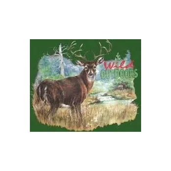 Pánské tričko DIVJA Tričko (triko) potisk jelen č.348 Velikost: L