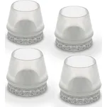 Walteco Krytka s filcem průměr 22-24mm, transparentní, 4 ks