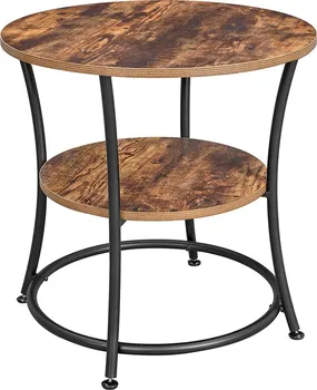 Konferenční stolek VASAGLE Avis 55 x 55 cm hnědý 