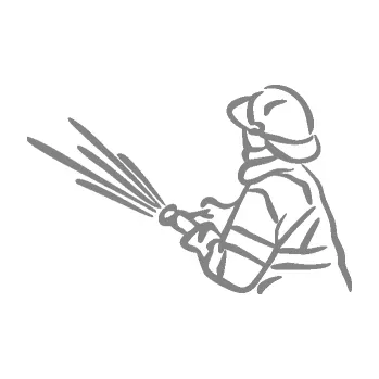 Samolepící dekorace SAMOLEPKA Hasič 015 levá (17 - šedá) NA AUTO, NÁLEPKA, FÓLIE, POLEP, TUNING, VLASTNÍ TEXT, TISK, AUTOSAMOLEPKY.cz, POLEPY, OBRÁZEK, LOGO, SAMOLEPKY