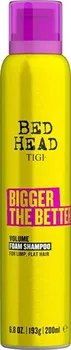 Šampon TIGI Bed Head Bigger The Better pěnový šampon pro objem vlasů 200 ml
