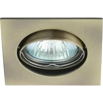 Bodové svítidlo PremiumLED Podhledové bodové svítidlo DELTA-R ALU mosaz + patice, LUX01237