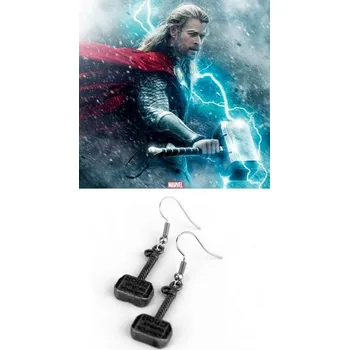 Seriál náušnice Thorovo kladivo (Mjolnir)
