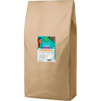 Krmivo pro koně Zelená Země Konopné müsli pro koně 15 kg