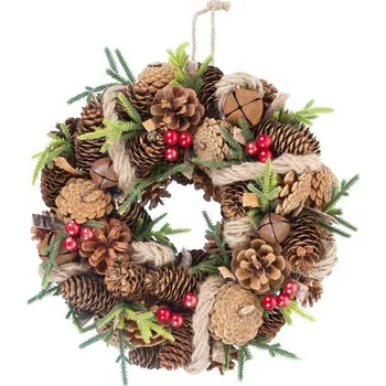 Věnec Vánoce se šiškami 30 cm Věnec Věnec Vánoce se šiškami 30 cm