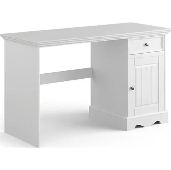 Psací stůl Psací stůl BELLUNO Elegante (single) z masivu bílý