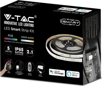 LED páska V-TAC Set Smart WiFi LED pás RGB+CCT 240V 6500K 5 m