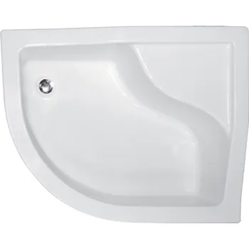 Sprchová vanička Besco Asymetrická sprchová akrylátová vanička MAXI AS 100x80 (120x85) Rozměry (cm): 120x85, Orientace: Pravá