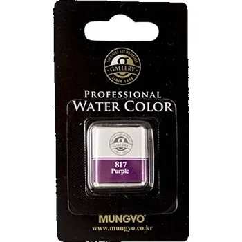 Vodová barva Akvarelová barva v půlpánvičce Mungyo - 817 Purple
