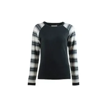 Dámský svetr SKHOOP Stina Crew black L; Černá svetr + DÁREK DLE VÝBĚRU!