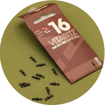 One More Cast Obratlík Vitabitz Micro Rig Swivel 20 ks Velikost 16