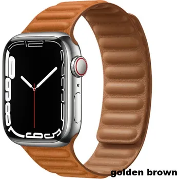 Magnetický Pásek Na Hodinky Apple Watch 38,40,41 Mm Možnosti: Golden Brown