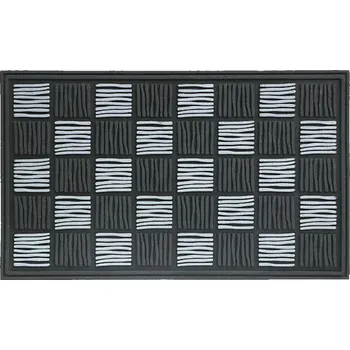 Rohožka Luana Rohožka Sand 40 x 60 cm, barva šedočerná