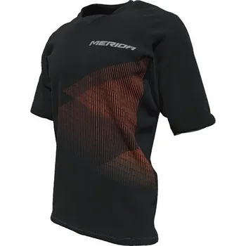 cyklistický dres MERIDA - Dres pánský GSG ENDURO černo-oranžový XL