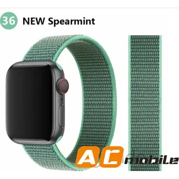Příslušenství k chytrým hodinkám Nylonový Pásek Pro Apple Watch 42/44/45 Mm Možnosti: New Spearmint