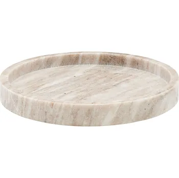 Béžový mramorový tácek Meraki Marble 25 cm