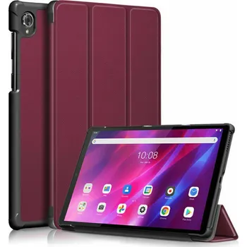 Pouzdro na tablet Luxusní Pouzdro Lenovo Tab K10 S Potiskem Barva: Vínová