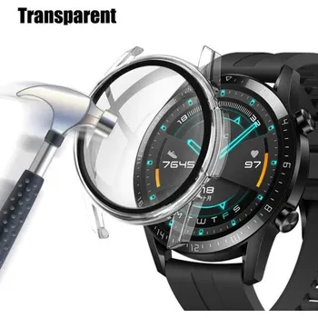 Příslušenství k chytrým hodinkám Kryt Na Huawei Gt2 46 Mm - Bez Číselníku Barva: Transparentní