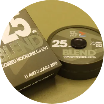 One More Cast Návazcová Šňůrka Blend Coated Hooklink 20 m Green - 25 lb