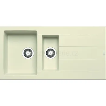 Granitový dřez Granitový dřez Pyramis ATHLOS (100x50) 1 1/2B 1D vanilka